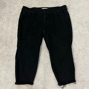 Torrid Skinny Raw Hem Jeggings